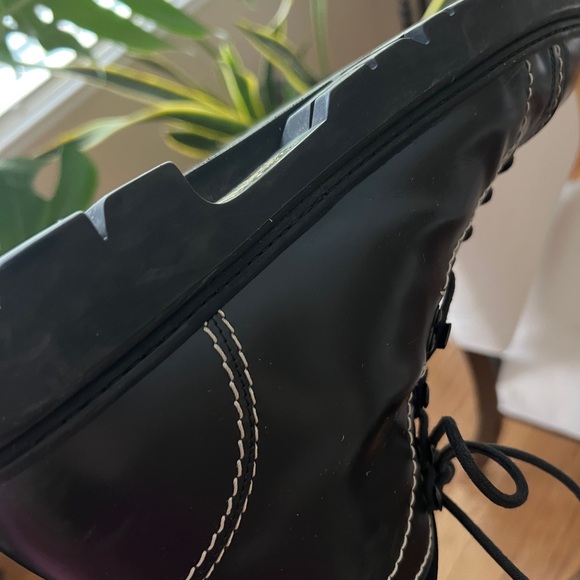 Louis Vuitton Men’s Ankle Boots Black size 10 Made in Italy Leather Boots - Picture 5 of 11